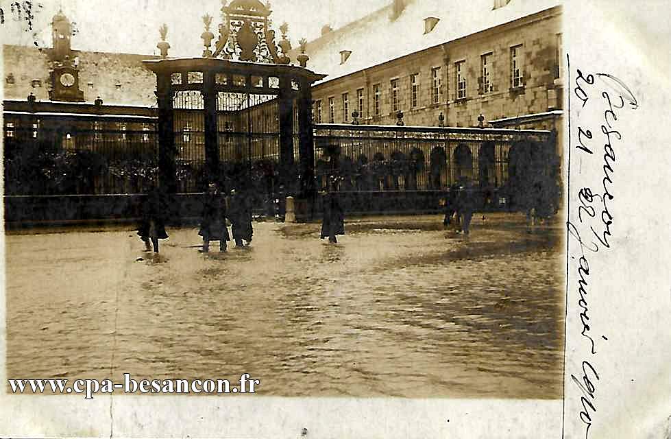 BESANÇON - 20, 21, 22 Janvier 1910